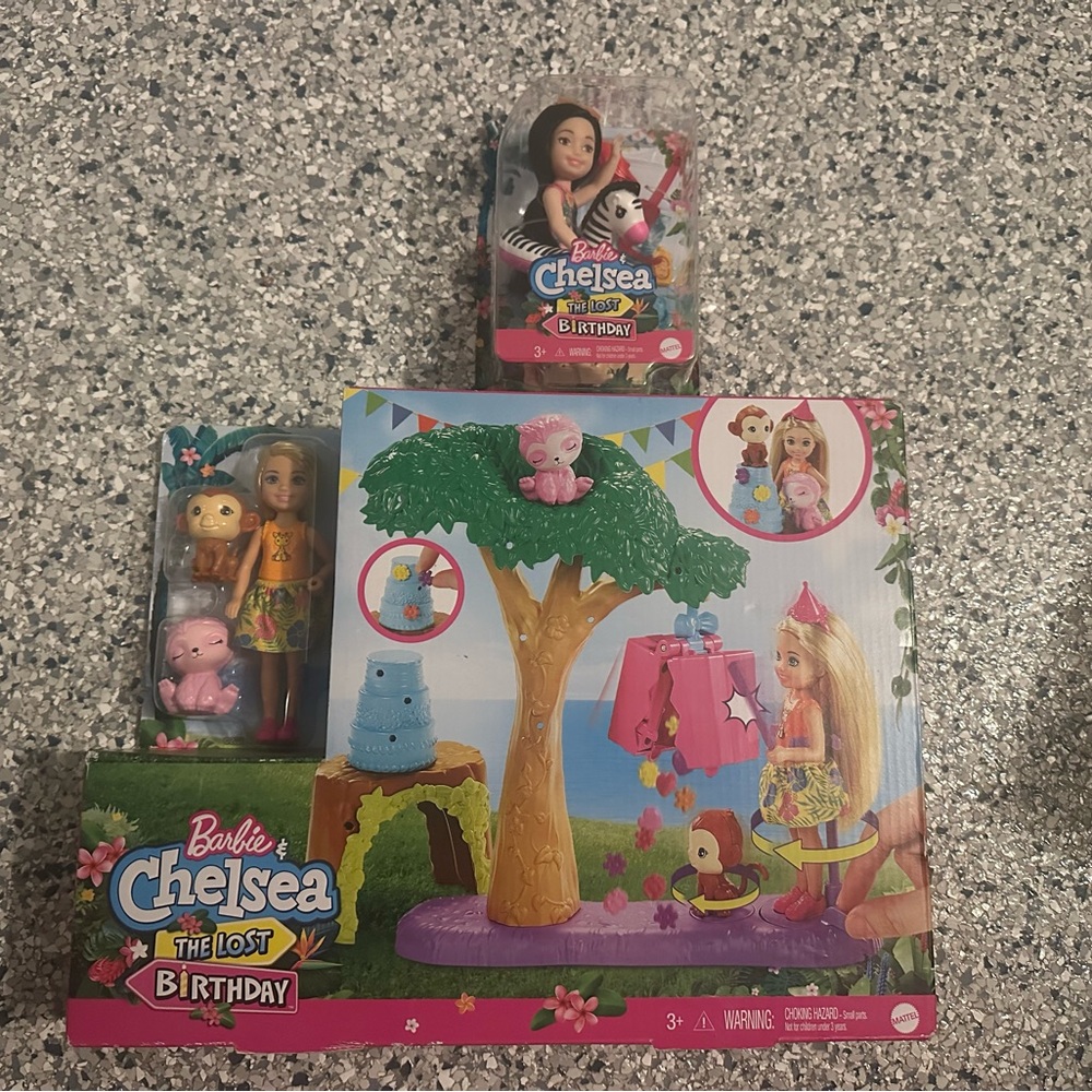 Barbie Chelsea The Lost Birthday Adventure Playset an extra doll girls toys